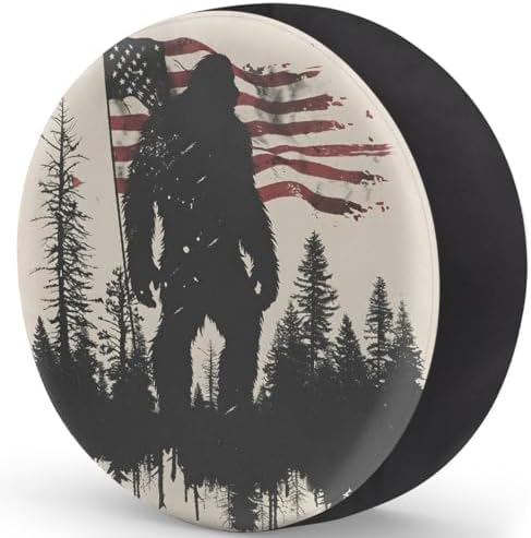 Flag Bigfoot Spare Tire Cover Dust-Proof Wheel Protector - Image 2