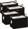 Hinwo 31L Large Canvas Storage Bin by Hinwo