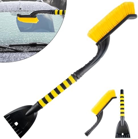 25.5" Car Snow Brush and Detachable Ice Scraper, Snow Shovel by ecocstm