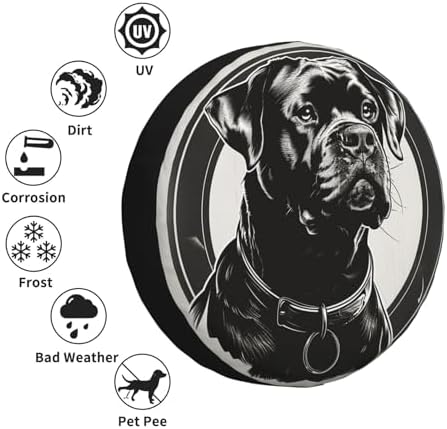 Funny Dog Spare Tire Cover Wheel Protectors - Image 5