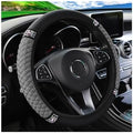 Osilly 15 Inch Rhinestone Leather Steering Wheel Cover by Osilly