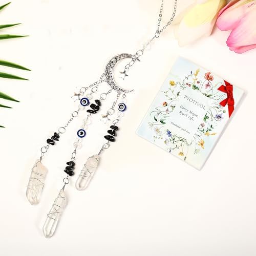 Car Rear View Mirror Accessories Car Hanging Ornament, Evil Eye Rearview Decor - Image 5