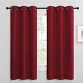 NICETOWN Burgundy Red Blackout Curtains by NICETOWN