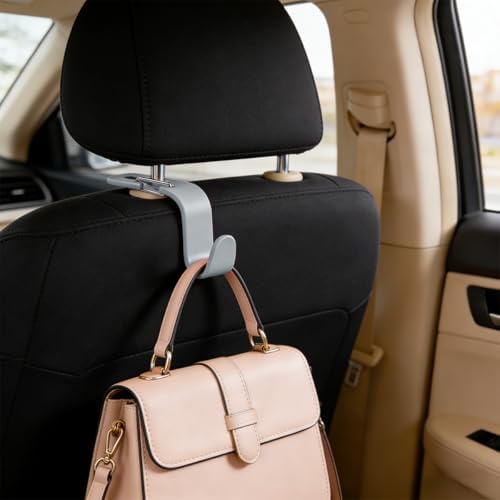 4PCS Car Seat Headrest Hook, Auto Interior Backseat Storage Hook Holder - Image 6