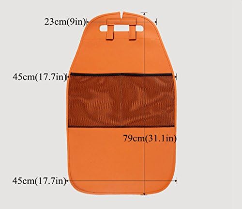 HCMAX 2 Pack Kick Mat Car Seat Back Protector Waterproof Easy to Clean - Image 4