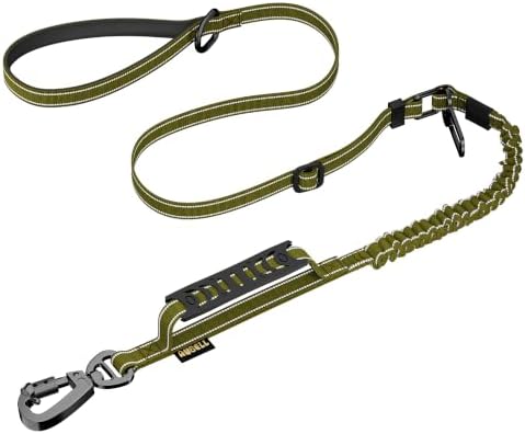 AUBELL Tactical Dog Leash Heavy Duty, 4-6ft No Pull Bungee Leash by AUBELL