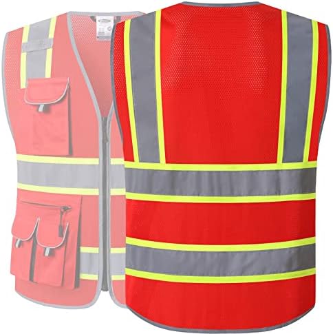 JKSafety Safety Vest for Men Women - Image 2