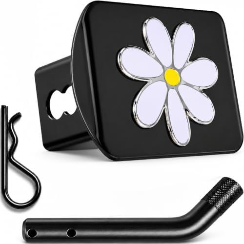Plumeria Flower Trailer Hitch Cover by LFPartS