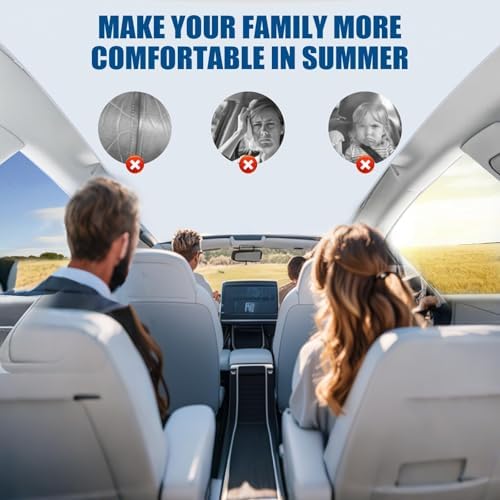 Roof Sunshade for Model Y Juniper 2025 2026 |No Gaps, No-Sagging | Heat - Image 5