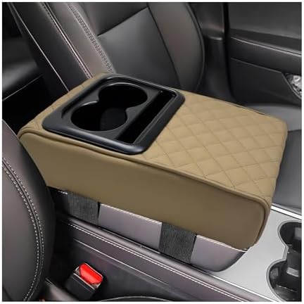 Car Center Console Armrest Pillow, Memory Foam Auto Armrest Box Cover by Unknown