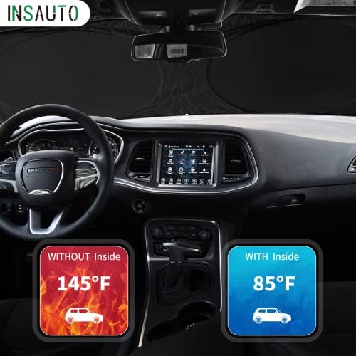 Windshield Sun Shade for 2015-2024 2025 Dodge Challenger Accessories Front - Image 6