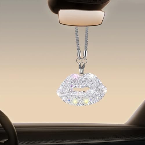 Bling Lip Diamond Car Hanging Accessories by smilfuy