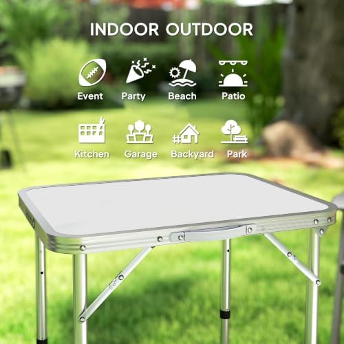 Outsunny 23" Folding Camping Table - Image 7