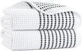 MICROFI New Microfiber Waffle Bath Towels, 2 Pieces, Fast Drying, Lint Free 430 by Unknown