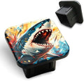 Trailer Hitch Cover Great White Shark by Unknown