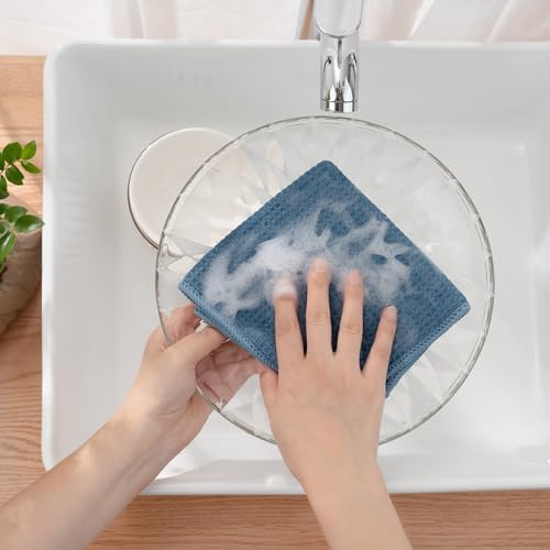 MICROFI New Microfiber Kitchen and Dish Cloths, Waffle Weave, 12 x 12 inches - Image 3