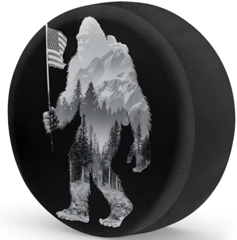 Bigfoot American Spare Tire Cover Dust-Proof Wheel Protector - Image 2