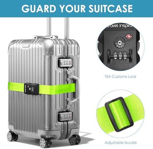 Travel Inspira Heavy Duty Luggage Straps - Image 2
