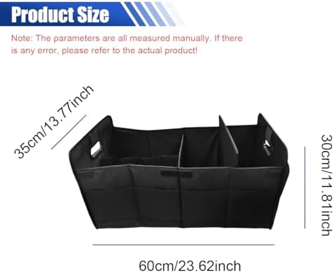 Car Trunk Organizer, 65L Collapsible Auto Storage Box - Image 2