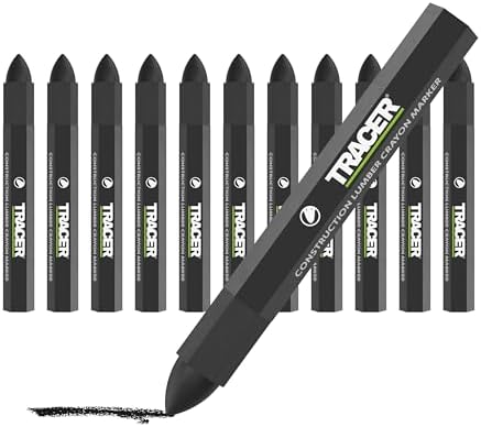Tracer Black Lumber Crayon Markers by Tracer