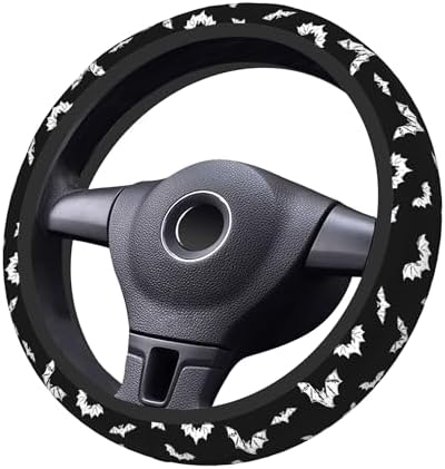Halloween Bats Steering Wheel Cover - Image 4