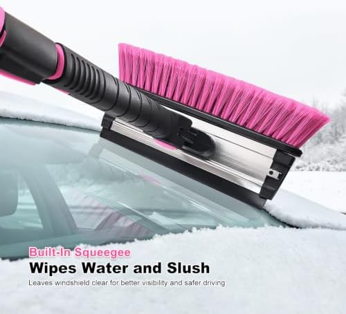 SEAAES 46.7 Inch SUV Long Snow Scraper and Brush - Image 5