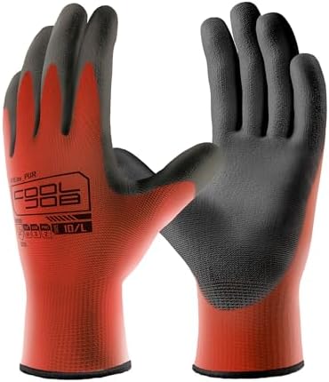 COOLJOB 12/60 Pairs Safety Work Gloves Pack Bulk by COOLJOB