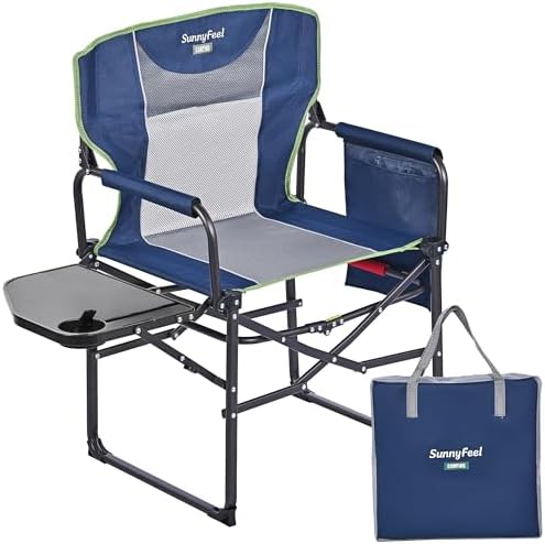 SUNNYFEEL Oversized Camping Chair Portable Directors Chairs by SunnyFeelCamping