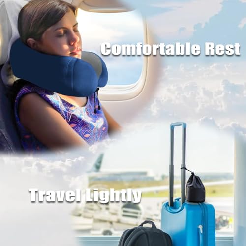 Travel Pillow, Memory Foam Neck Pillow - Image 7