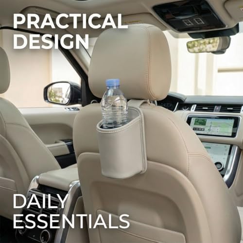 Craedli Car Door Cup Holder, Back Seat Hanging Storage Bag - Image 5