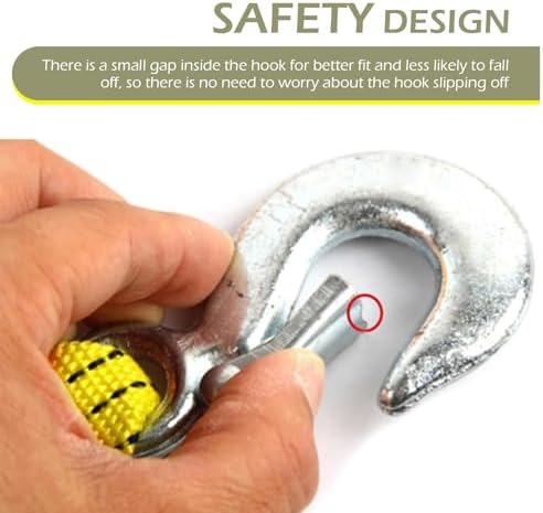 Car Tow Strap with Hooks, 20Ft Nylon Emergency Recovery Towing Strap, 30000 lbs - Image 4