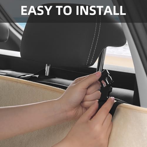 Waterproof Car Seat Cover Bench Beige Full Size Universal Fits Car Sweat Towel - Image 4