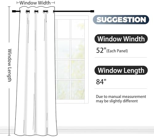 SimpleHome Ombre Gradient Blue White to Gray Curtains - Image 2