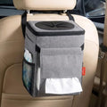Lifewit Car Trash Can with Lid, Garbage Bag Hanging, Trash Bin, 2 Gallon by Lifewit