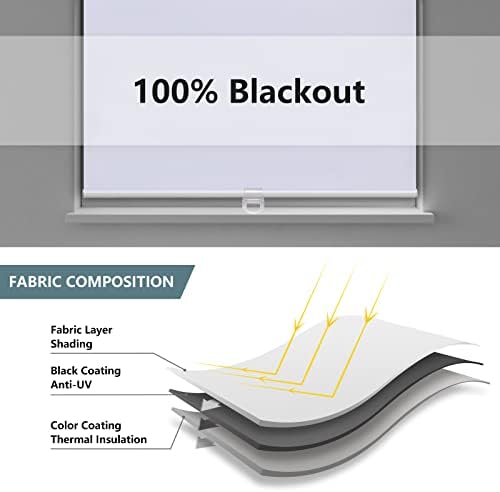 AOSKY Blackout Cordless Roller Shade - Image 4