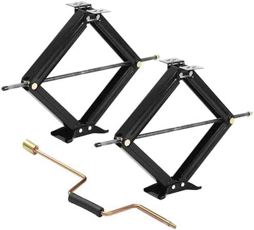 RV Scissor Jack Stabilizer 7800lb Heavy Duty 30" RV Trailer Stabilizer Leveling by Pafessa