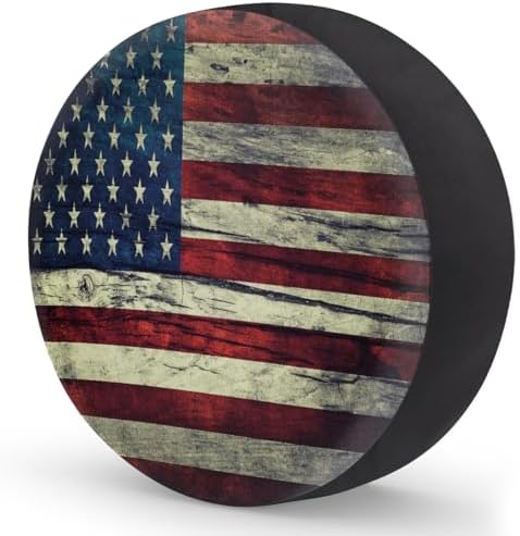 Flag Spare Tire Cover 16in Spare Wheel Covers Tire Storage Cover - Image 2