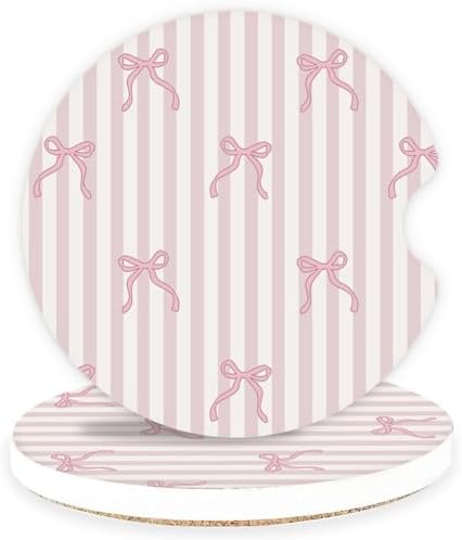 Ceramic Car Coasters – Absorbent Car Cup Holder Coaster Set by lethooly