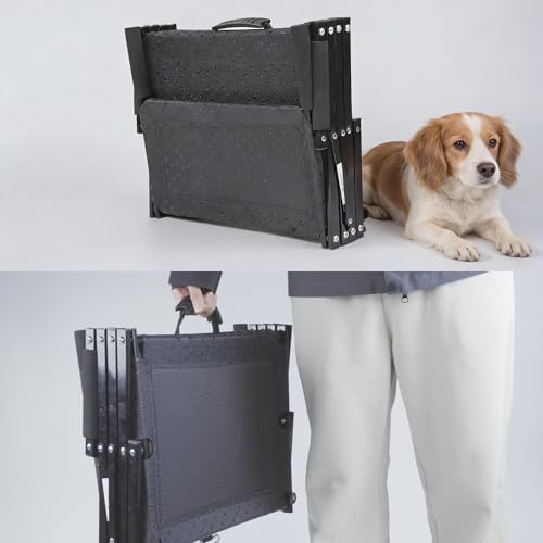 Dog Stairs 4 Steps Foldable Dog Ramp - Image 6