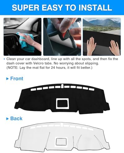 Autorder Dashboard Cover Mat for 2018-2021 Ford Expedition Accessories Dash - Image 5