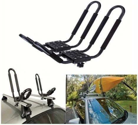 Kayak Roof Rack Carrier for Car Top Cross Bar Mount Holder - Image 2