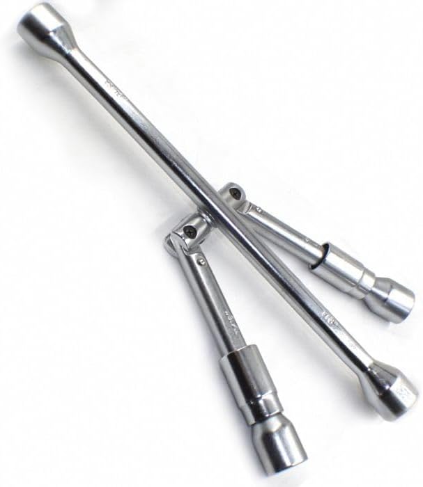 Wheel Accessories Parts 4 Way Folding Lug Wrench Universal 14 Inch Tire Cross - Image 6