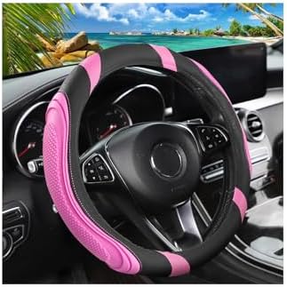 Osilly 15 Inch Artificial Leather Steering Wheel Cover by Osilly