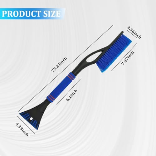 Car Snow Brush and Ice Scraper, Vehicle Windshield Scraper Deicer - Image 2