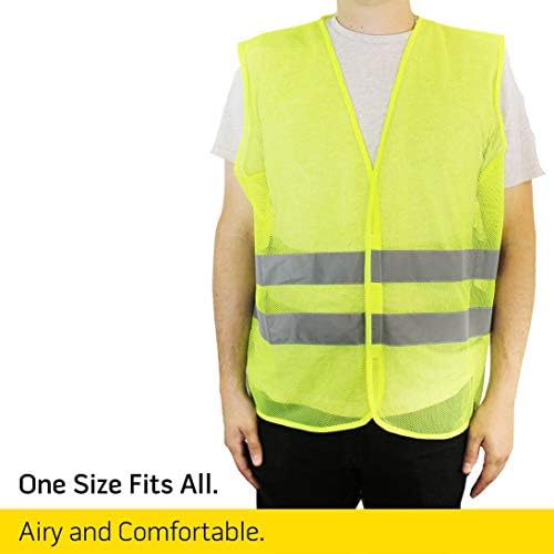 PeerBasics, 20 Pack, Hi Vis Silver Strip, Men Women, Construction… - Image 3
