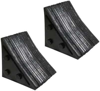 Mytee Products 2 Pack 7" x7-1/2 x7-1/2 Small Laminated Rubber Wheel Chock by MyteeProducts