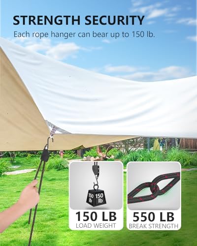 1/4" 12FT Kayak Straps Tie Downs Adjustable Ratchet Tie Down Straps 4 Pack - Image 3