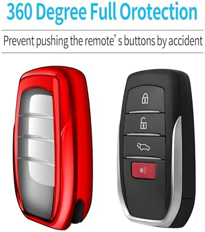 Key Fob Cover with keychain Compatible with Toyota 2025-2026 Camry 4Runner - Image 4