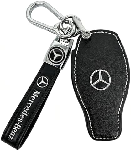Leather Key Fob Cover for Mercedes-Benz, Full Protective Case by ZERAL