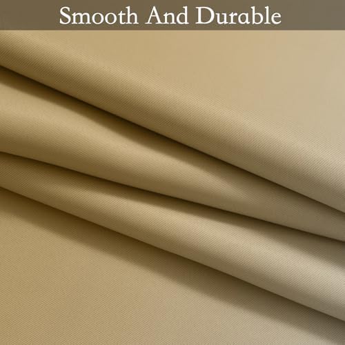 SimpleHome Ombre Beige to Grey White Curtains - Image 7